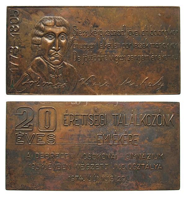 Debreceni Csokonai Gimnzium rettsgi tallkoz 1954-1974